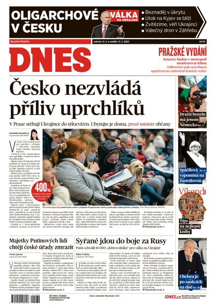 MF DNES - 12.3.2022