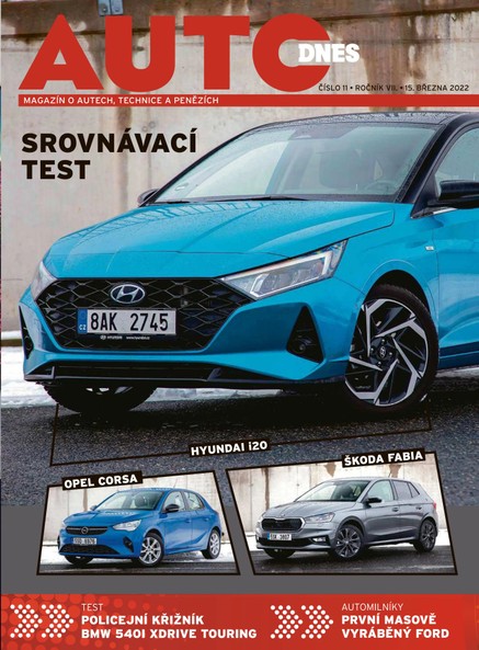 AUTO DNES - 15.3.2022