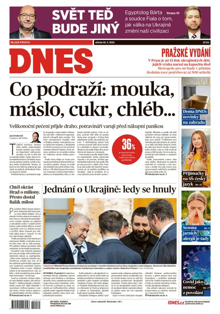 MF DNES - 30.3.2022