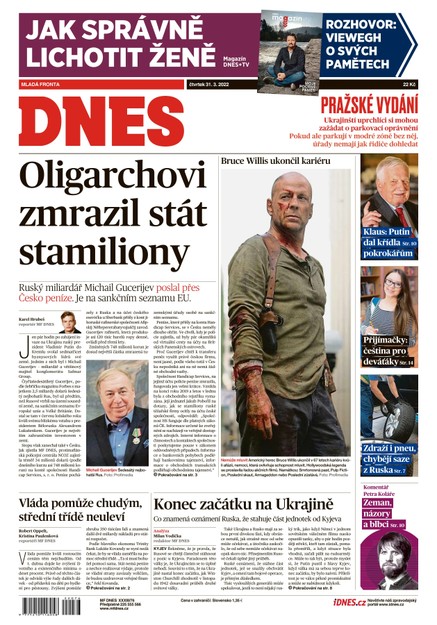 MF DNES - 31.3.2022