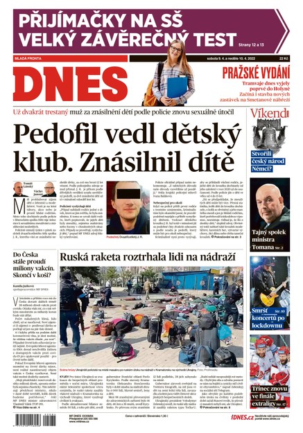 MF DNES - 9.4.2022