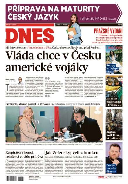 MF DNES - 11.4.2022
