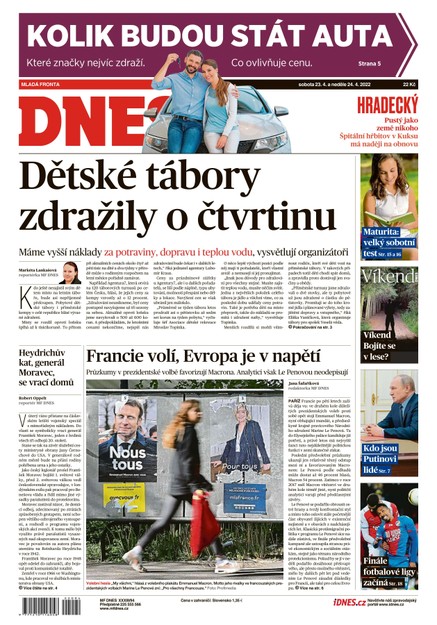 MF DNES Praha Hradecký - 23.4.2022