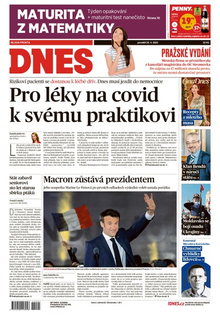 MF DNES - 25.4.2022