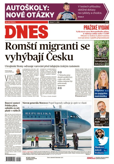 MF DNES - 27.4.2022