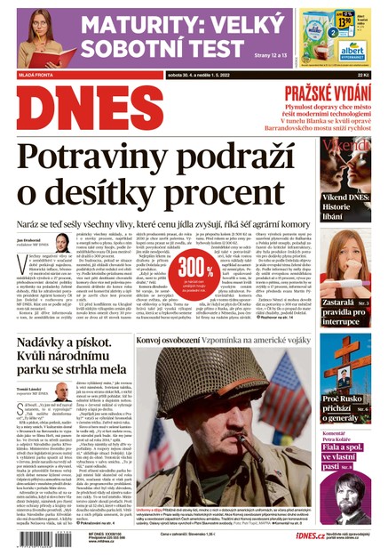 MF DNES - 30.4.2022