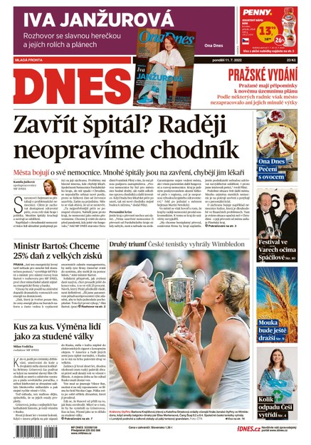 MF DNES - 11.7.2022