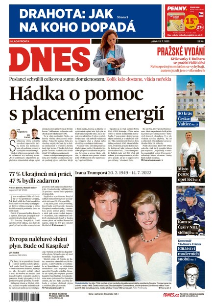MF DNES - 15.7.2022