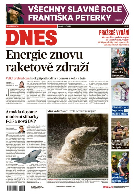 MF DNES - 21.7.2022