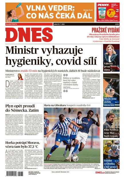MF DNES - 22.7.2022