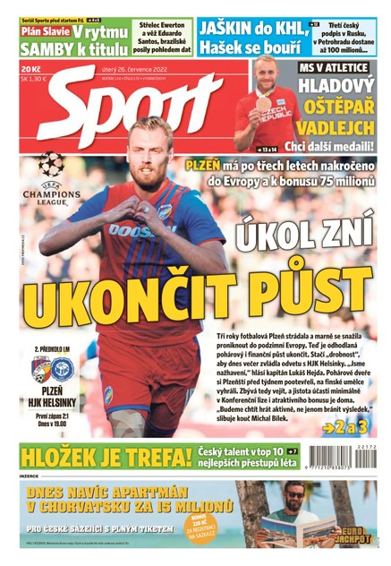 Sport - 26.7.2022