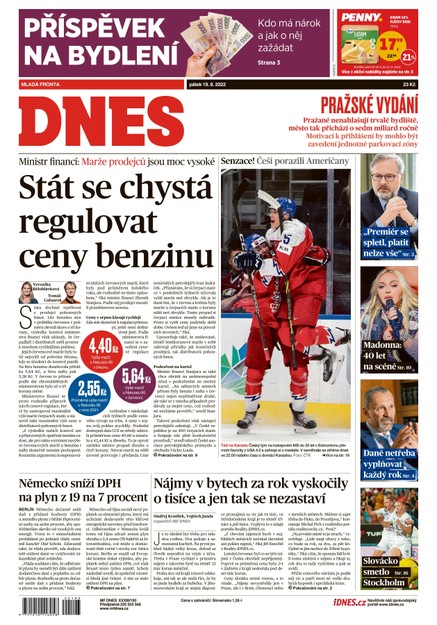 MF DNES - 19.8.2022