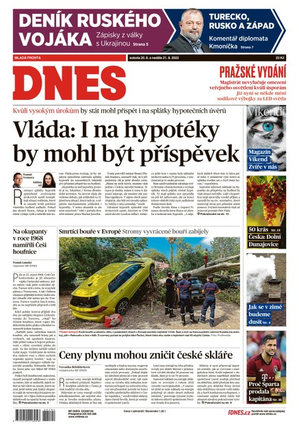 MF DNES - 20.8.2022