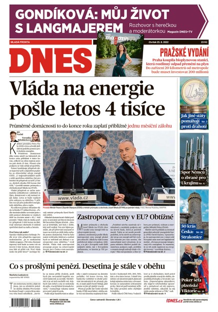 MF DNES - 25.8.2022