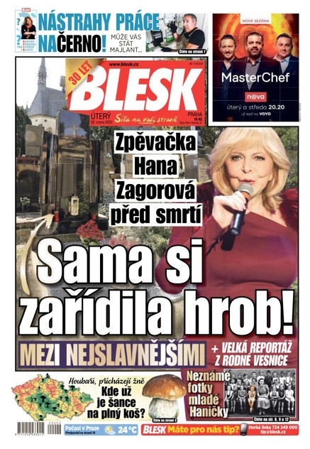 BLESK - 30.8.2022