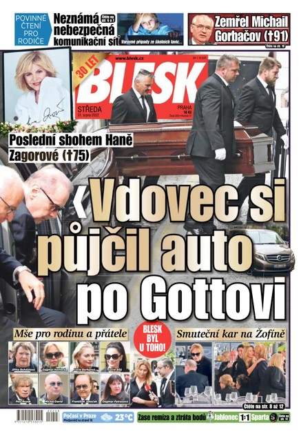 BLESK - 31.8.2022