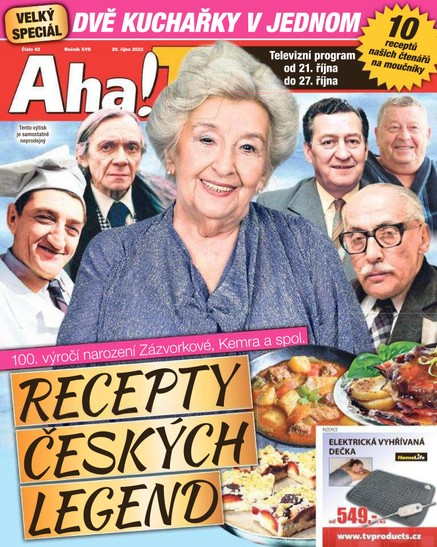 Příloha Aha! s Tv magazínem - 20.10.2022