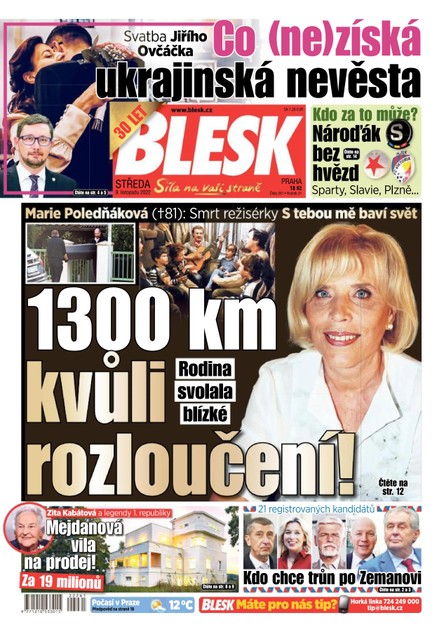 BLESK - 9.11.2022