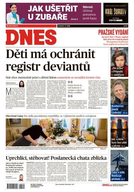MF DNES - 8.12.2022