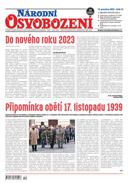 Národní Osvobození 12/2022