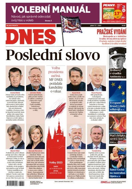 MF DNES - 13.1.2023