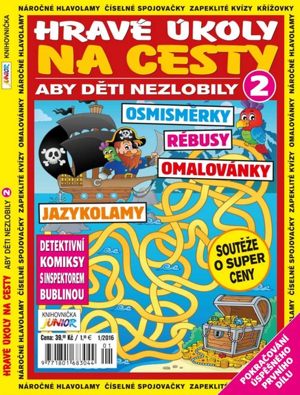 Knihovnička Junior - Hravé úkoly na cesty 1/16