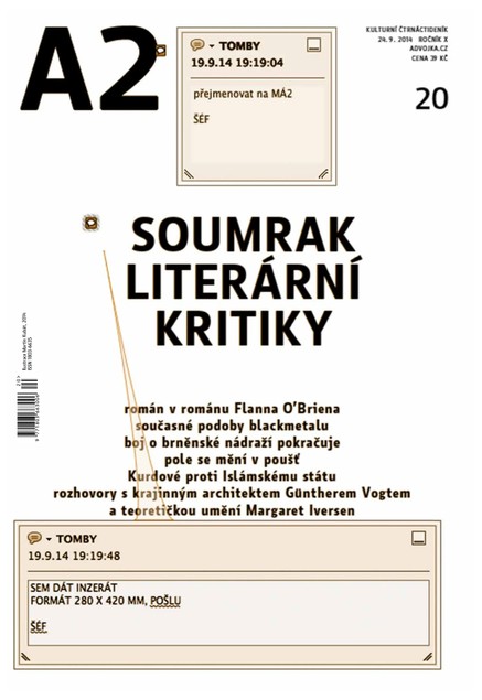 A2 kulturní čtrnáctideník 20/2014
