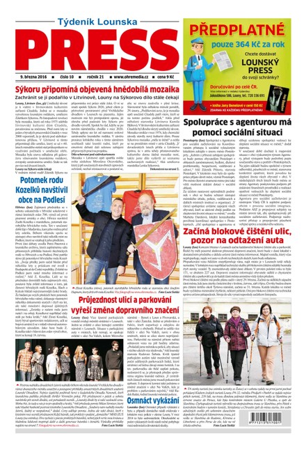 Lounský press 10/2016