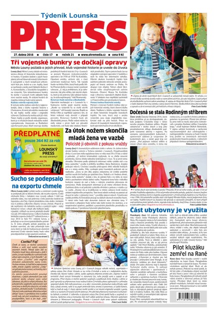 Lounský press 17/2016