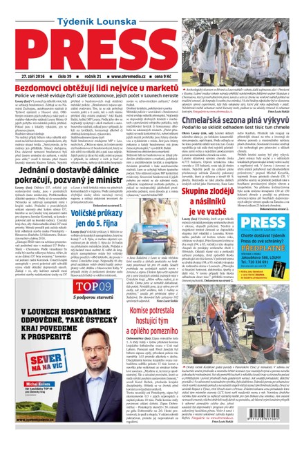 Lounský press 39/2016