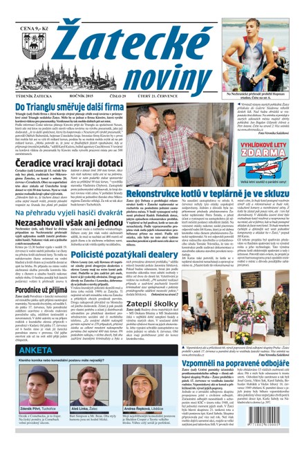 Žatecké noviny 29/2015