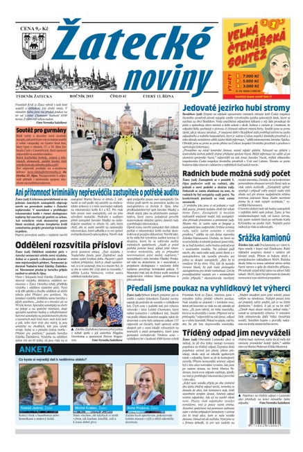 Žatecké noviny 41/2015