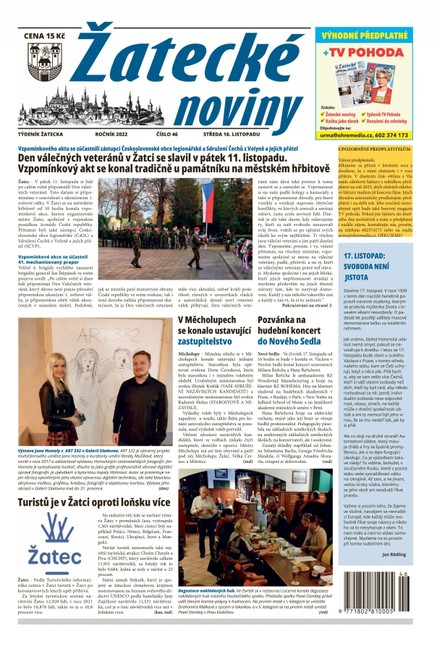 Žatecké noviny 46/2022