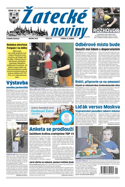 Žatecké noviny 15/2020