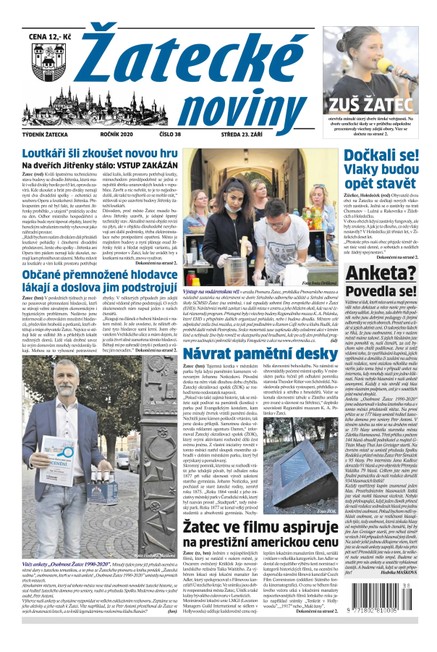 Žatecké noviny 38/2020