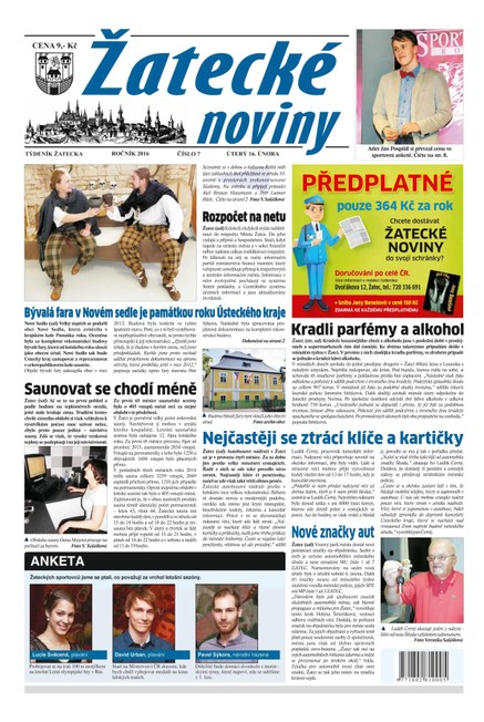 Žatecké noviny 7/2016