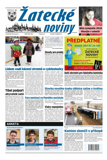 Žatecké noviny 10/2016