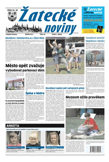 Žatecké noviny 30/2017
