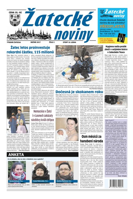 Žatecké noviny 01/2017