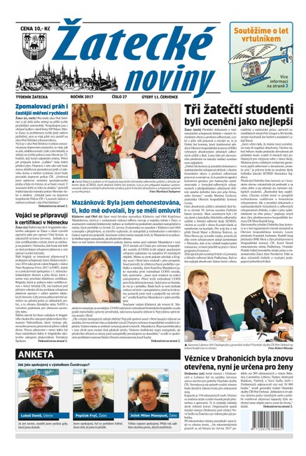 Žatecké noviny 27/2017