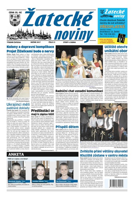 Žatecké noviny 13/2017