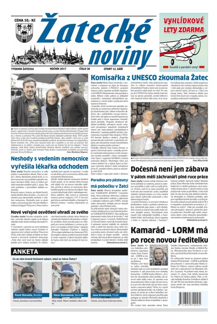 Žatecké noviny 36/2017