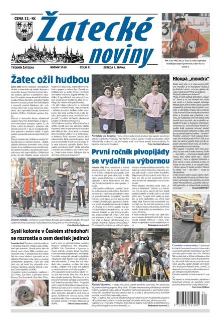 Žatecké noviny 31/2019
