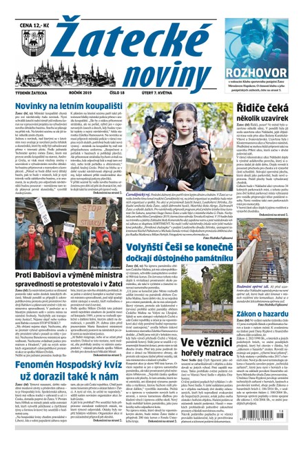 Žatecké noviny 18/2019