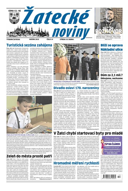 Žatecké noviny 14/2019