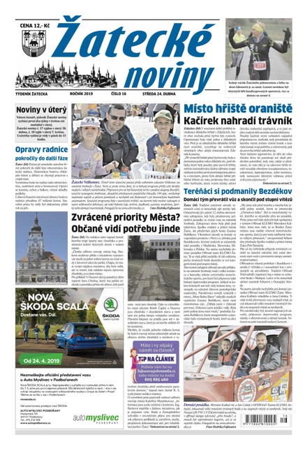 Žatecké noviny 16/2019