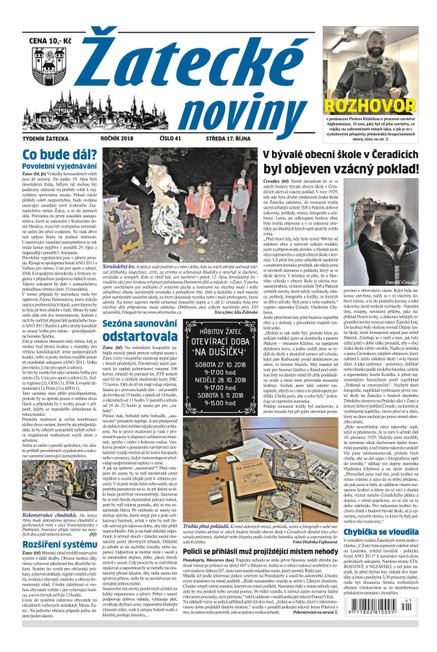 Žatecké noviny 41/2018