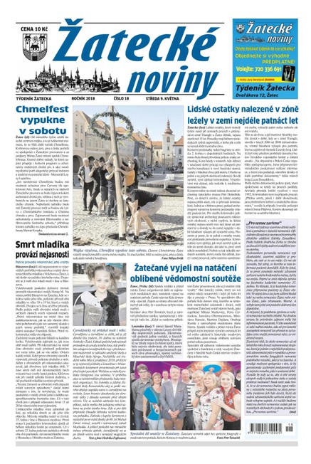 Žatecké noviny 18/2018