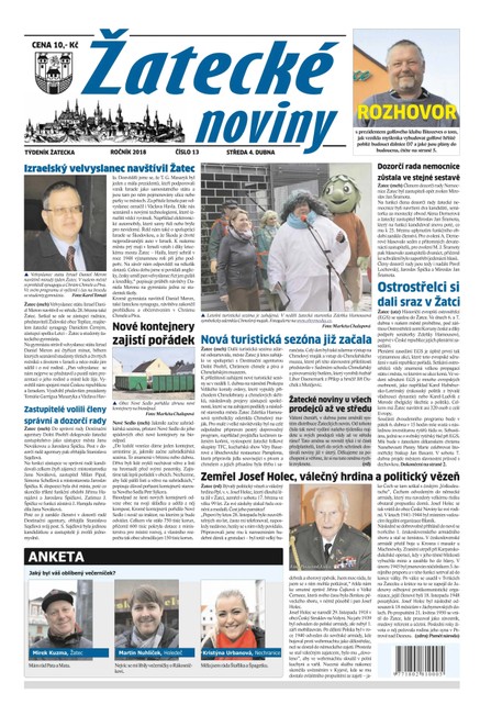 Žatecké noviny 13/2018