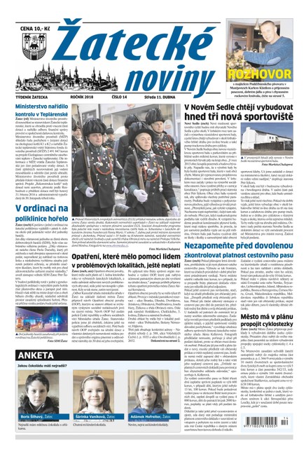 Žatecké noviny 14/2018